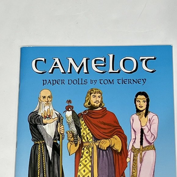 Vintage 2002 Camelot Paper Doll Book Uncut Tom Tierney 10 Dolls 22 Costumes - Picture 2 of 12